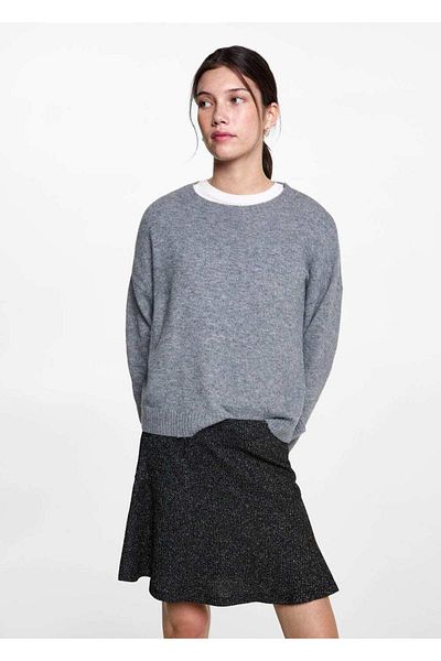 Mango Teen Πλεκτή φούστα Lurex