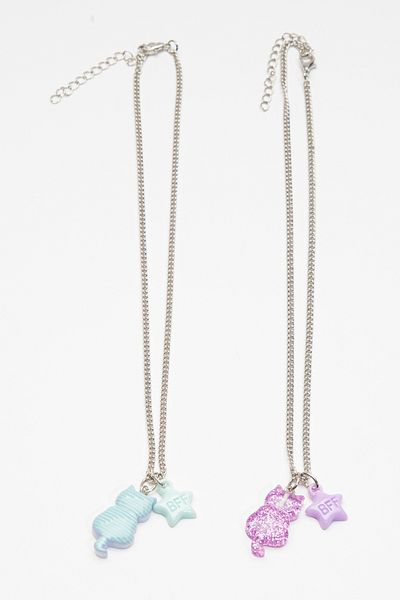Penti Multicolored Girls Cat Necklace