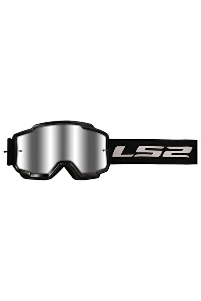 LS2 Charger Goggles Motokros Gözlük (IRIDIUM CAMLI) Siyah