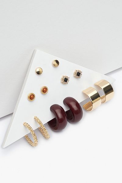 Penti Zen Gold Earring Set
