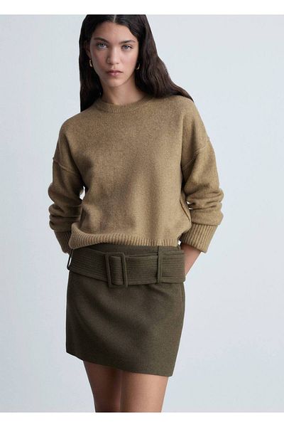 MANGO Woman Pulover cu mâneci rulate