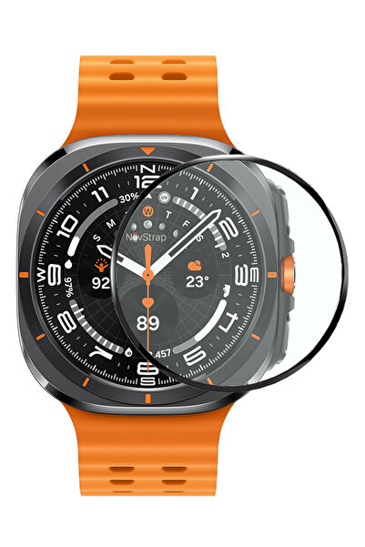 NovStrap Samsung Galaxy Watch 7 Ultra 47mm ile Uyumlu Ekran Koruyucu Nano Esn...