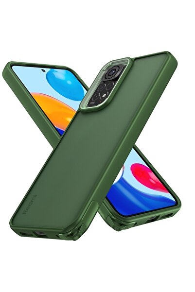 Rivor Xiaomi Redmi Note 11 & Note 11S İçin Kılıf Kamera Çıkıntılı Arkası Buzl...
