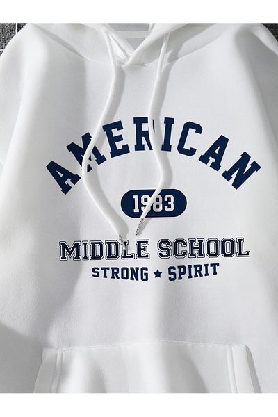 Vordevia Φούτερ American Printed Oversize