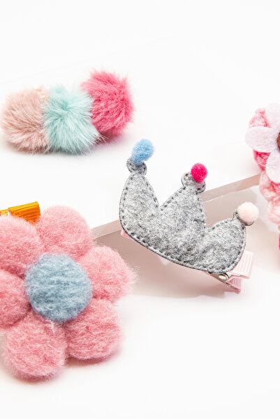 Penti Çok Renkli Girls Crown Toka Set