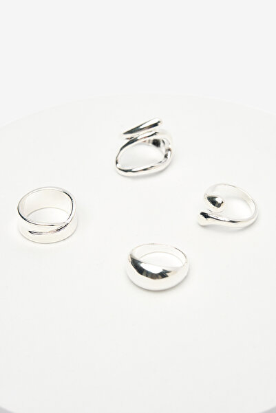 Penti Cool Silver Color Ring Set