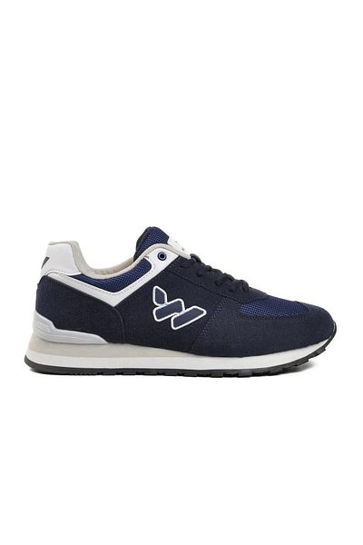 WALKWAY Navy Blue White Women's Sneaker Sports Shoes