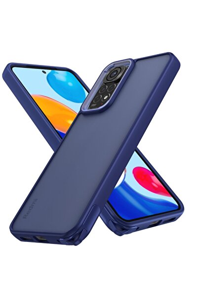 Rivor Xiaomi Redmi Note 11 & Note 11S İçin Kılıf Kamera Çıkıntılı Arkası Buzl...