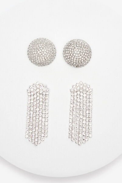 Penti Niloya ezüst színű fülbevaló szett