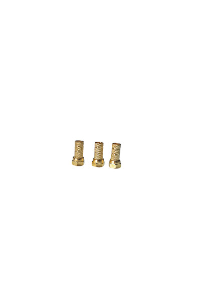 Vwin 10 Metre Anten Kablosu + 1/2 Splitter (Uydu Bölücü) + 3 Gold F + 1 Adet L Tipi Konnektör