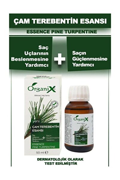 Organix 100% Natural Pine Turpentine Essence - Effective Against Hair Loss and Dandruff 50 ml