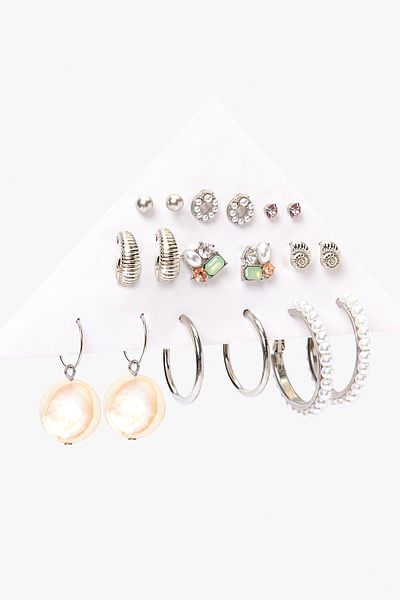 Penti Silvia Gold Earring Set
