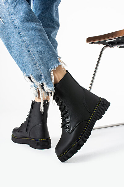 ŞNG Ayakkabı Siyah Kışlık Bot