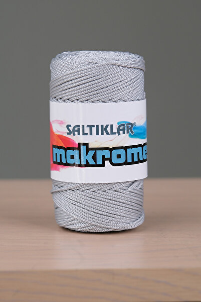 SALTIKLAR Siva-34 Makrame Poliesterska Konac - 3mm, 100 grama