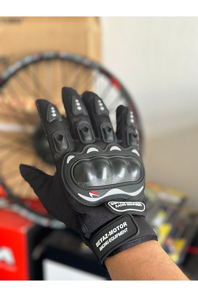 RS2 Protection Motorcycle Gloves (Indoor Outdoor Protection) Standard Size Size L Civarid