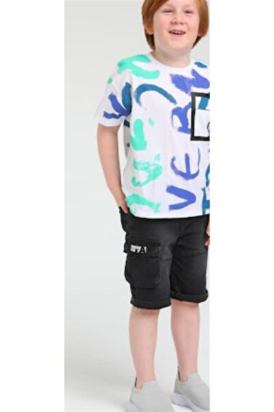 Escabel Tricou pentru băiat din bumbac colorat cu vopsea cravată