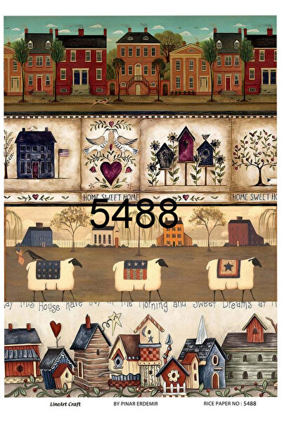 LİNEART ورق ديكوباج نحاسي Lineart رقم: L5488 - 29x42 سم