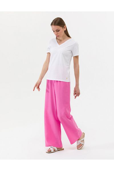 Pierre Cardin Pink Elastic Waisted Loose Fit Trousers 50263029 -Vr167