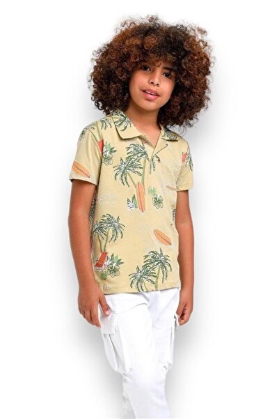 Jack Lions Μπλουζάκι με βαμβακερό βαμβακερό μοτίβο πόλο για αγόρι