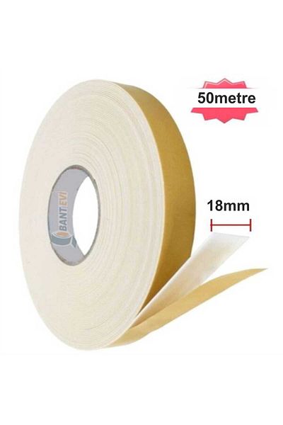 zafrakreklam Double Sided Foam 18Mmx50M Foam Double Sided Tape
