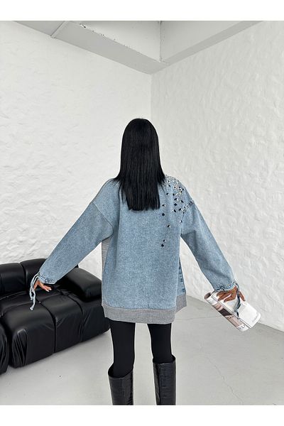 SOLİS MODA jachetă de blugi pentru femei
