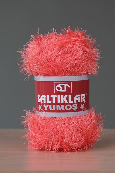 SALTIKLAR Premium Yumoş Bearded Knitting Rope Feathered Rope Bearded Rope 100Gr/140M a Quality Pomegranate Flower-17