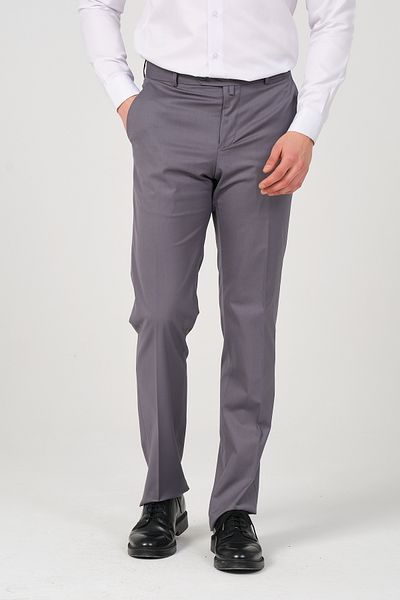 HYMAN Men's Regular Fit Fabric - Trousers