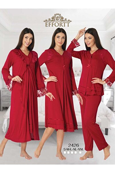 Effortt Κόκκινο Σετ Μητρότητας 4 τεμαχίων 2426