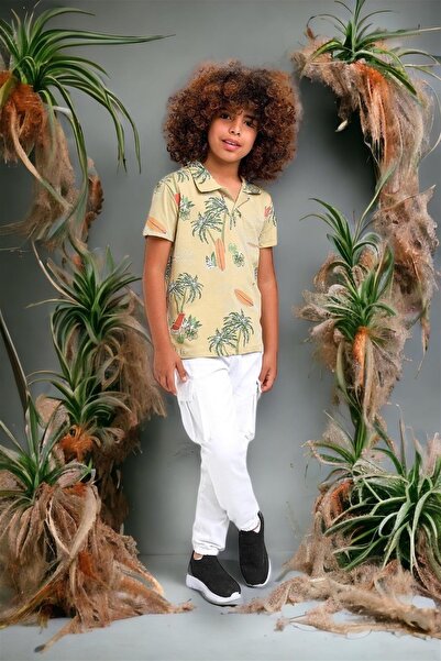 Jack Lions Μπλουζάκι με βαμβακερό βαμβακερό μοτίβο πόλο για αγόρι