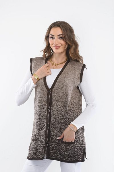 MADAM PARS Rain Patterned Women's Vest