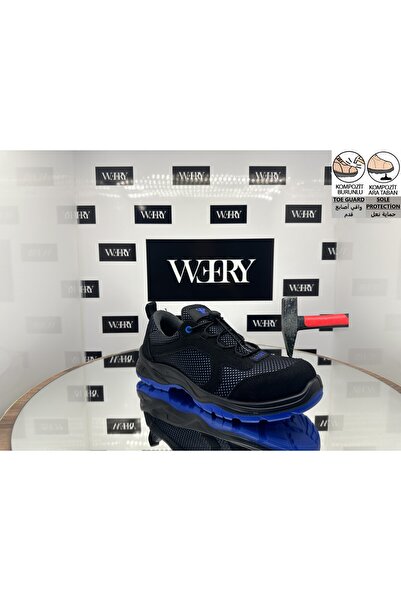 ENZO Yazlık İş Ayakkabısı Tam Ortopedik Kompozit Burun / Taban Korumalı CE S1P Belgeli Spor İş Ayakkabısı