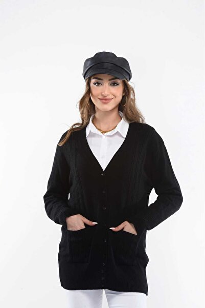 MADAM PARS Γυναικείο μπουφάν Λεπτομέρεια από πλέξη μαλλιών