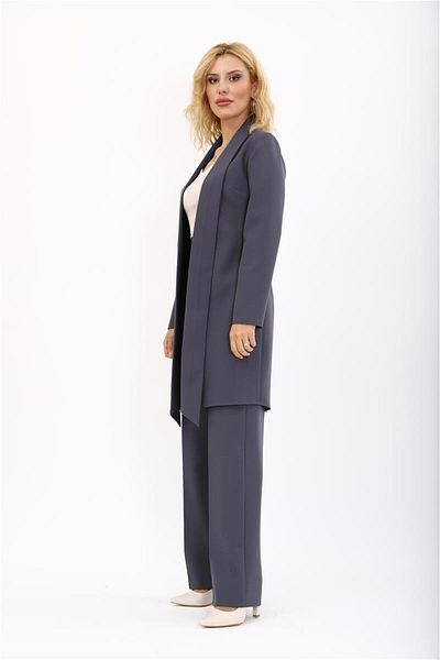 ÖNDER ÖZSOY Smoked Japanese Jacket and Wide Leg Trousers Set
