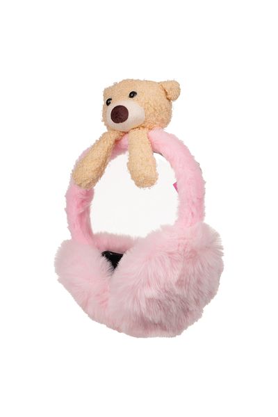 Bebelove Accesoriu de iarnă - căști de urechi de pluș, animal drăguț, reținere caldă, protecție moale pentru urechi