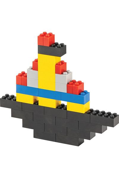 TRUST STORE 144 Piece Mega Block Set - Compatible Cardboard Box