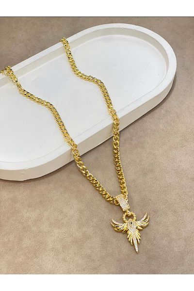 ilvesa shop Stainless Steel Phoenix Necklace