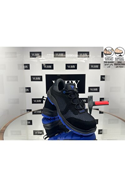 ENZO Yazlık İş Ayakkabısı Tam Ortopedik Kompozit Burun / Taban Korumalı CE S1P Belgeli Spor İş Ayakkabısı