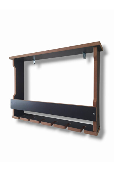 Enna Woden Rustik Ahşap Şaraplık, İçki Bar Standı, Mutfak Stand, Şaraplık, Bar Raf, Şaraplık Raf