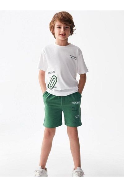 NK Boy's Ellipse Patterned T-Shirt