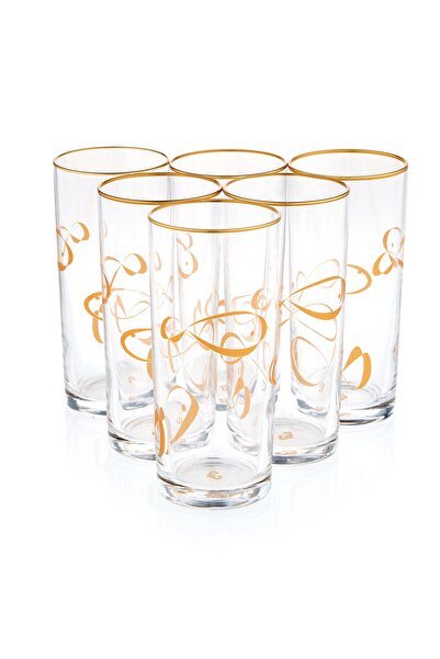 Anadolia Balık Motifli Cam Rakı Bardağı 6'lı Set