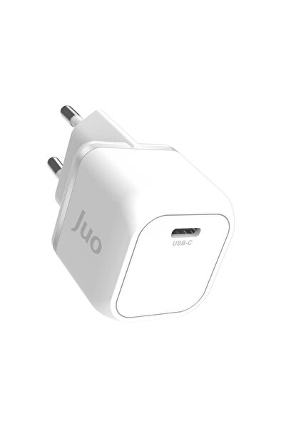 Juo 20w Gan Usb-c Şarj Aleti Iphone & Ipad & Android Uyumlu Pd Qc4.0 Type-c Hızlı Şarj Cihazı Beyaz