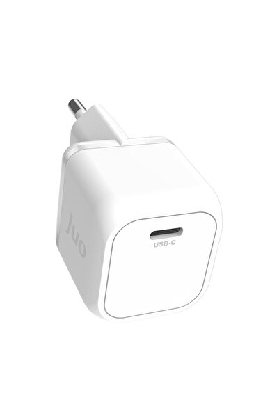 Juo 20w Gan Usb-c Şarj Aleti Iphone & Ipad & Android Uyumlu Pd Qc4.0 Type-c Hızlı Şarj Cihazı Beyaz