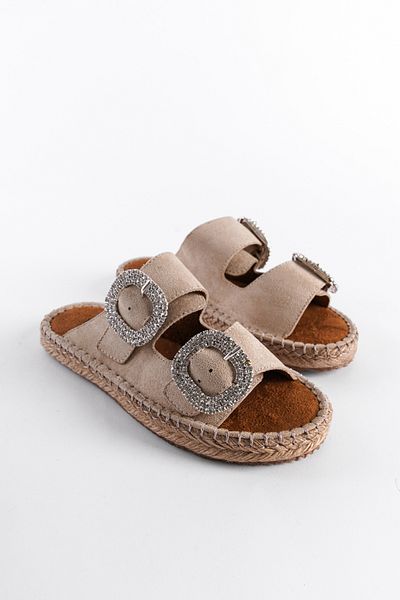 Capone Outfitters Stoned Espadrille-Hausschuhe für Damen