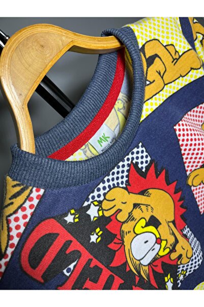 MUCİZEKİDS Printed Two Rope 100% Cotton Men's Double Suit