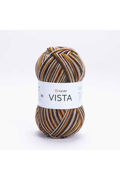 Yarnart Vista Marbled Hand Knitting Yarn - Marbled 5308