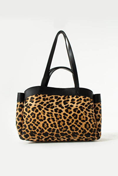 KOÇAK ÇANTA Women's Makeup Bag with Magnet Closure Hand and Women's Shoulder Bag