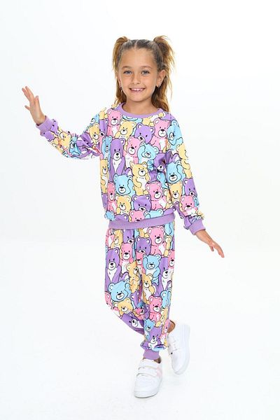My Kids Wear قماش حريري مزين - مع طقم أطفال