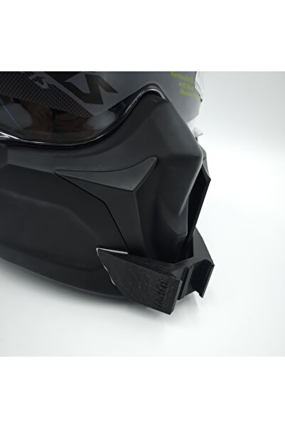 3DPartWorks AXXIS HUNTER SV Kask için chin mount aksiyon kamera çene bağlantı...