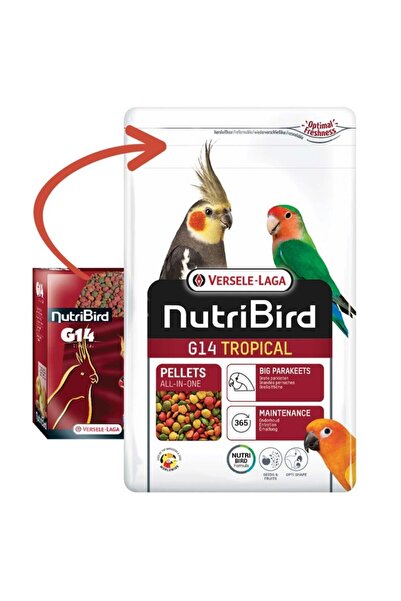 Versele Laga Nutribird G14 Tropıcal Paraket Pelet Yem 1kg