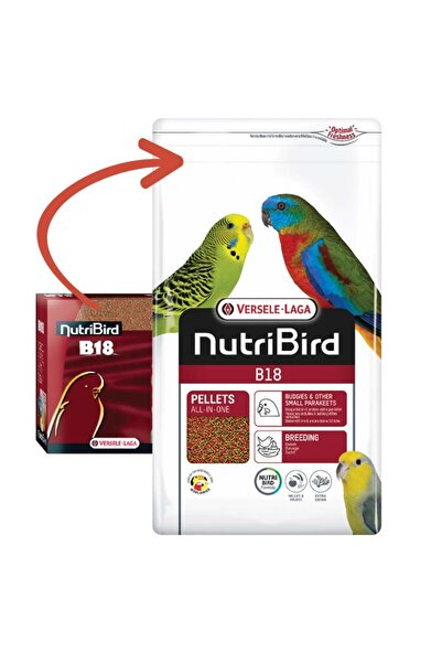 Genel Markalar Nutribird B18 Muhabbet Pelet Yem 3 Kg